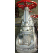 ANSI Flange End RF Gate Valve com aço inoxidável